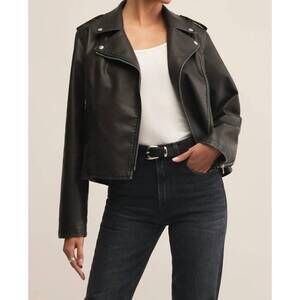 NEW Z SUPPLY alchemy moto jacket in black